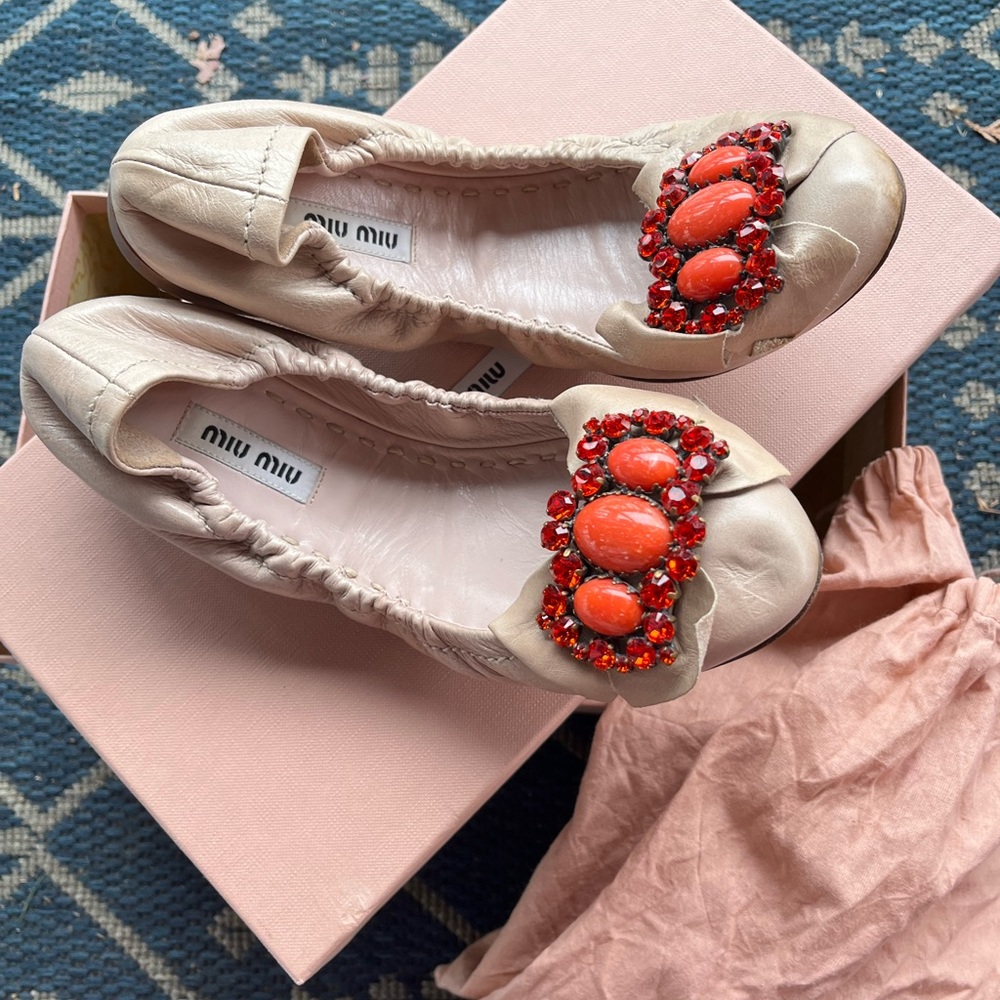 Miu Miu Cipria ballet flat - Picture 1 of 7